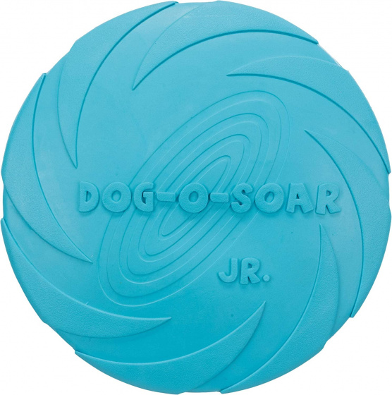 Trixie dog frisbee Dog-O-Soar 18 cm guma svetlomodrá