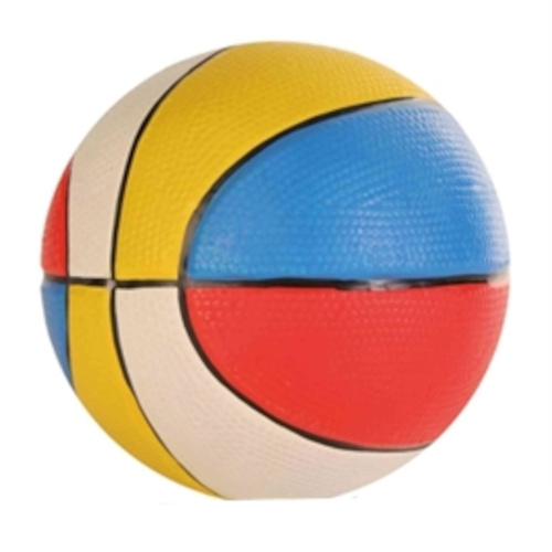 dog toy basketball 13 cm latex/polyester