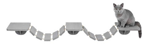 Trixie lezecký rebrík Wand 150 x 30 cm sisal/drevo taupe