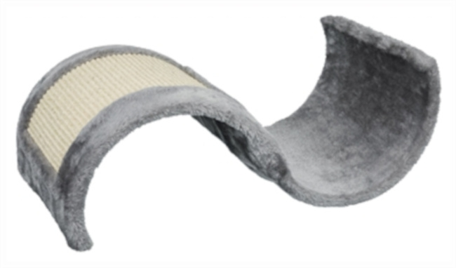 Trixie škrabacia doska Wavy 29 x 50 cm sisal/pluche sivá
