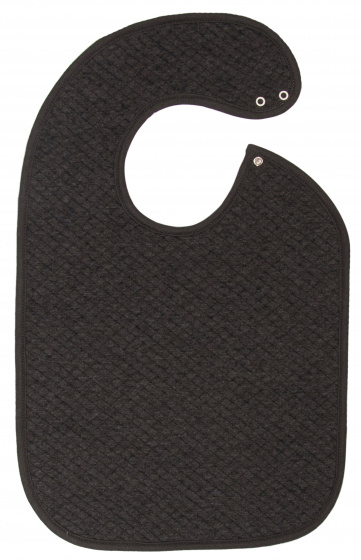 Trixie slabbetje Diamond Anthracite 42 cm katoen antraciet
