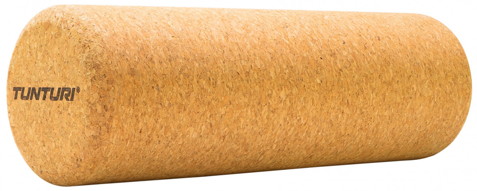 massage roller 30 cm cork brown