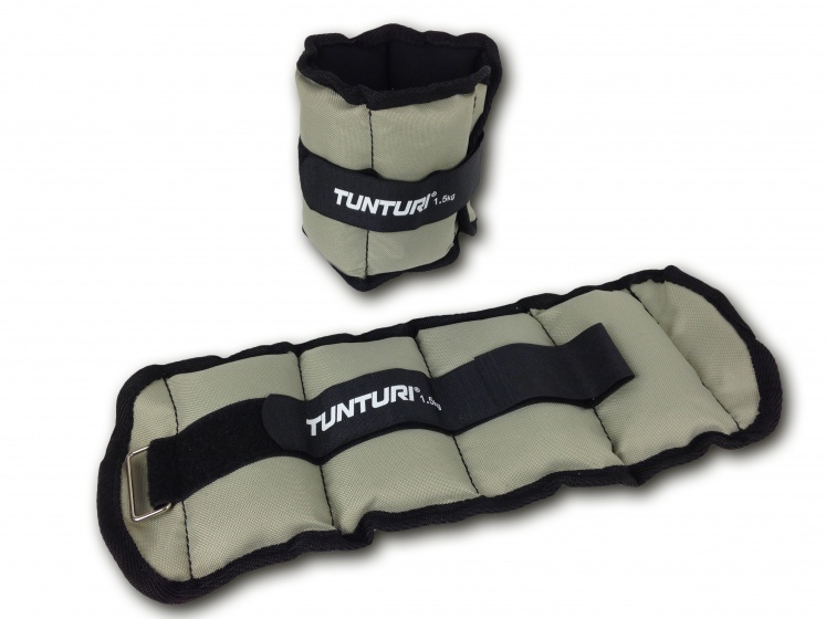 Tunturi Závažia na zápästie a kotníky 1,5 kg pár béžová/čierna