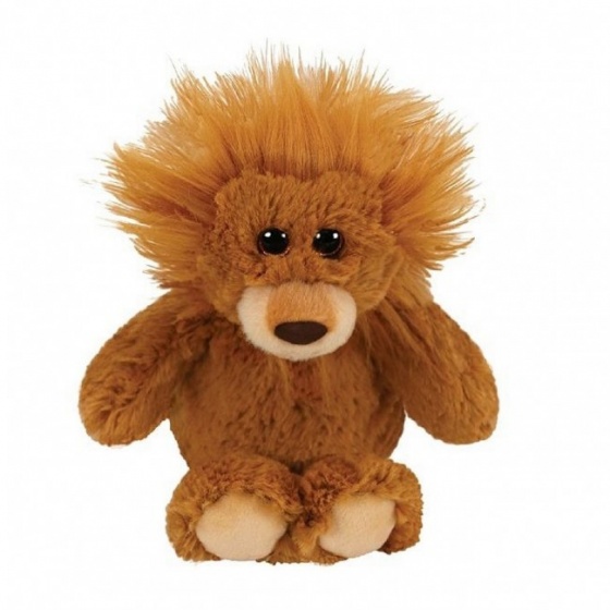 cuddly toy lion 20 cm brown