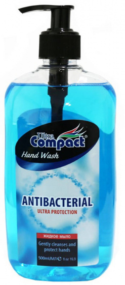 Ultra Compact hand soap antibacterial 500 ml blue