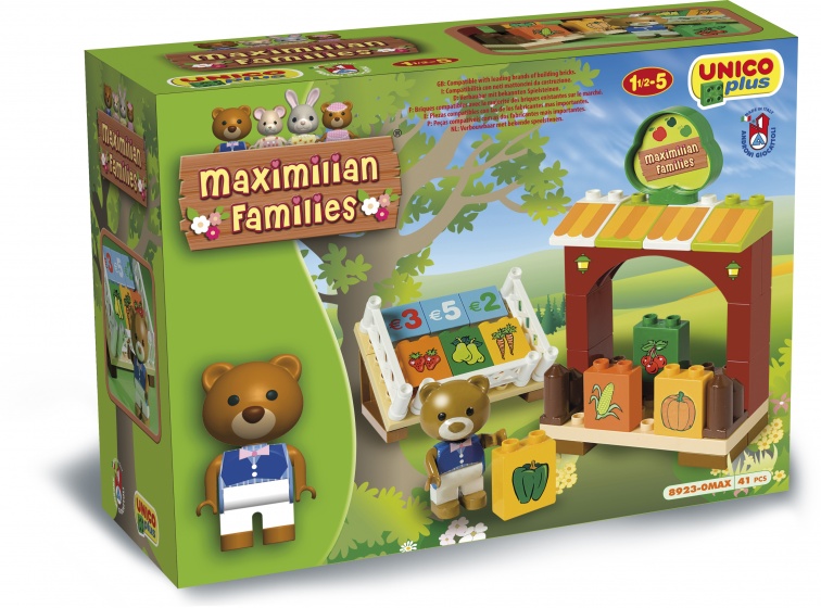 Unico maximilian families groente en fruitkraam 41 delig