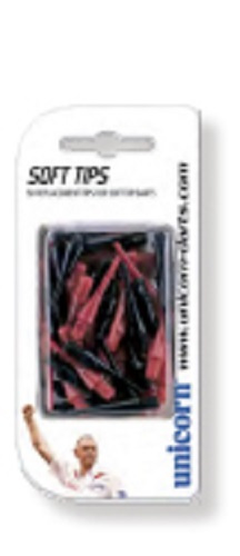soft tips red/black 50 pcs