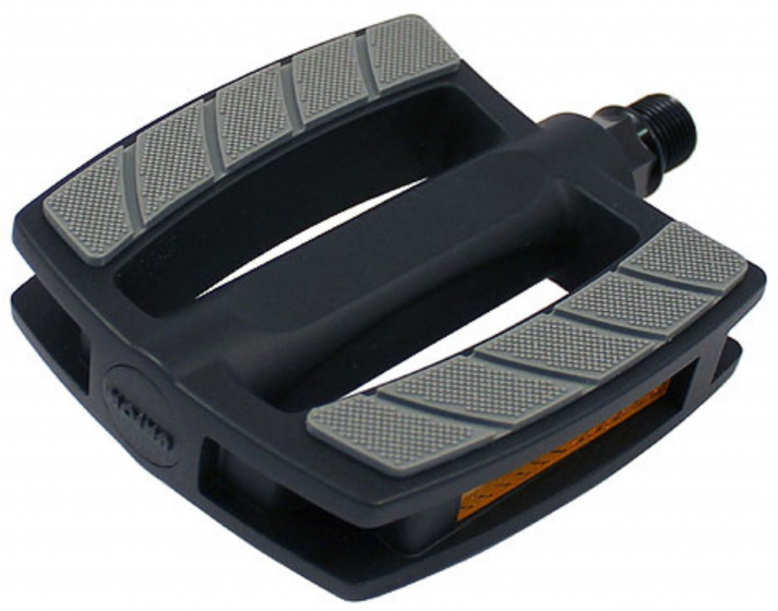Union pedaal elektrische fiets 9/16 pvc zwart
