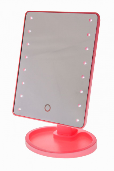 United Entertainment kozmetické zrkadlo led 29 x 17 cm ružové