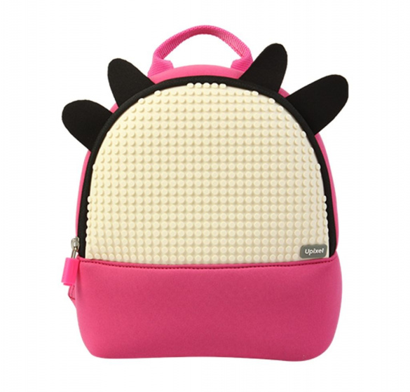 Upixel detskýDoodle Batoh na dobytok dievčenský 30 cm fuchsiovo/ivory biely