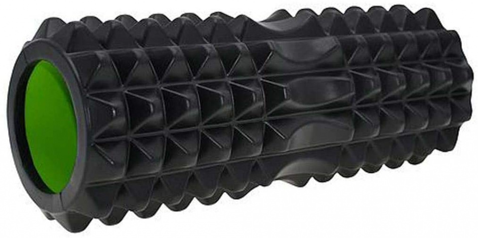 massage roller 30 cm rubber black