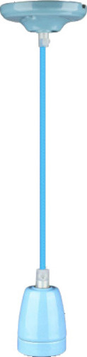 V-TAC závesná lampa VT-7998 E27 60W 4,7 x 75 cm porcelánová červená