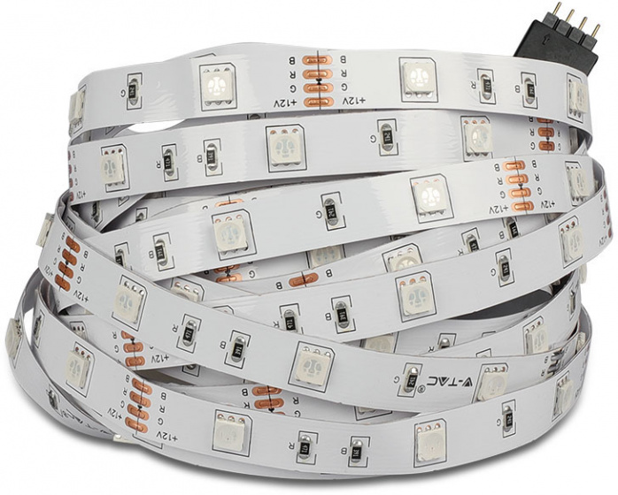 V-TAC LED pás VT-5050 2 x 5 metrov 4,8W 500lm RGB IP20 biely