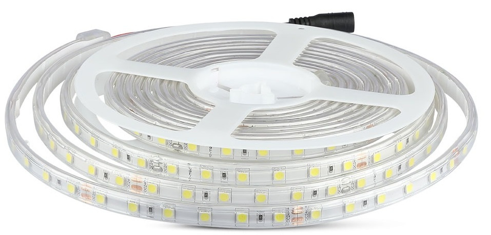 V-TAC led pás VT-5050 5 metrov 9W 500 lm 6400K IP65 biela