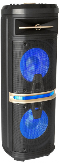 V-TAC vozíkový reproduktor VT-6210 87cm 2x 120W basové reproduktory čierna/modrá