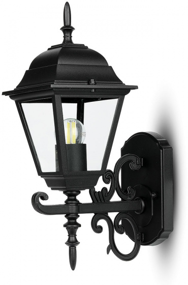 V-TAC nástenné svietidlo VT-760 12,1 x 8 cm GU10 hliník 35W IP44 čierne