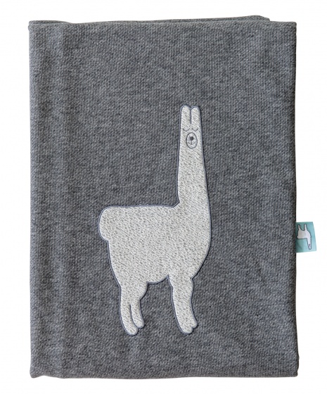 down cover Lama 100 x 140 cm grey