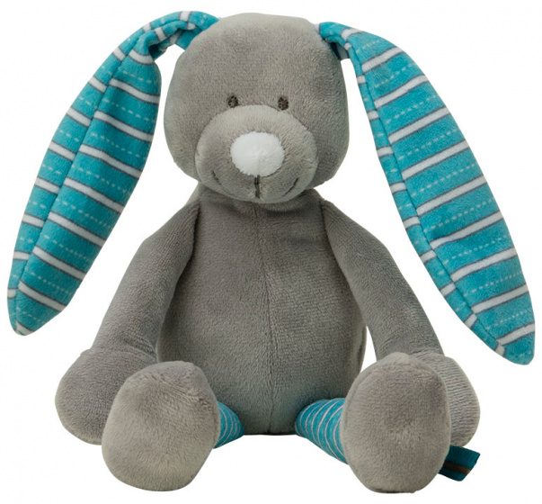 Vaco knuffel Konijn 15 cm polyester blauw Vaco knuffel Konijn 15 cm polyester blauw