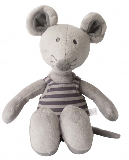 Vaco plyšová myš Myška 20 cm polyester sivá