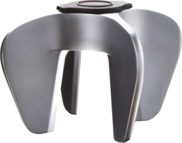 Vacu Vin champagneopener 7 x 4,3 cm RVS zilver Vacu Vin champagneopener 7 x 4,3 cm RVS zilver