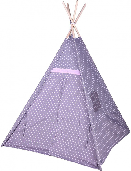 tepee tent junior 160 x 103 cm polyester purple