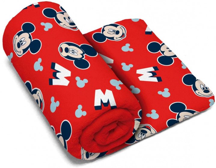 Arditex uterák Mickey Mouse polyester 150 x 95 cm červený