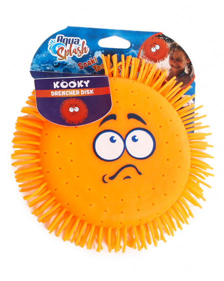 Toys Amsterdam frisbee super splash 13 cm oranje