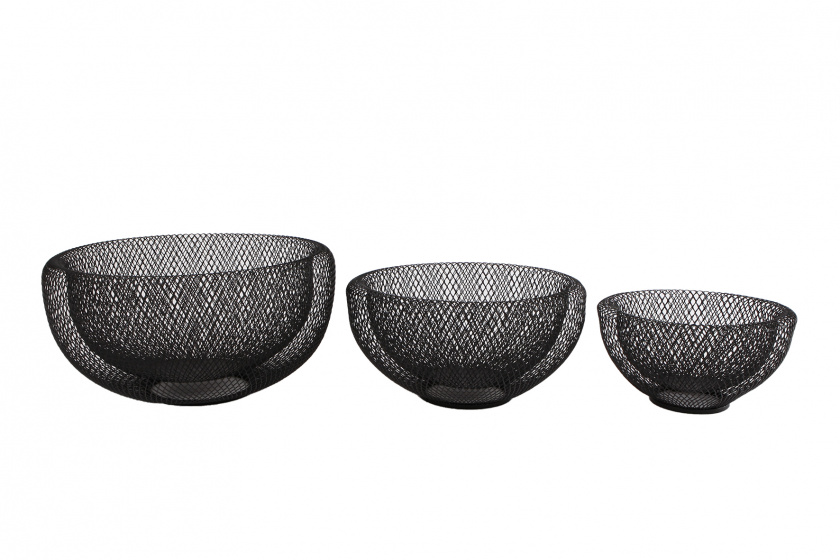 Gifts Amsterdam schalen 'Steven' metaal zwart Gifts Amsterdam schalen 'Steven' metaal zwart