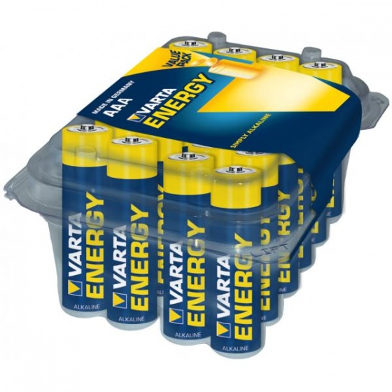 Varta Alkaline batterij AAA / LR03 24 stuks Varta Alkaline batterij AAA / LR03 24 stuks