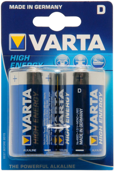 Varta batérie LR20Alkaline Longlife Power 1,5V 2 ks