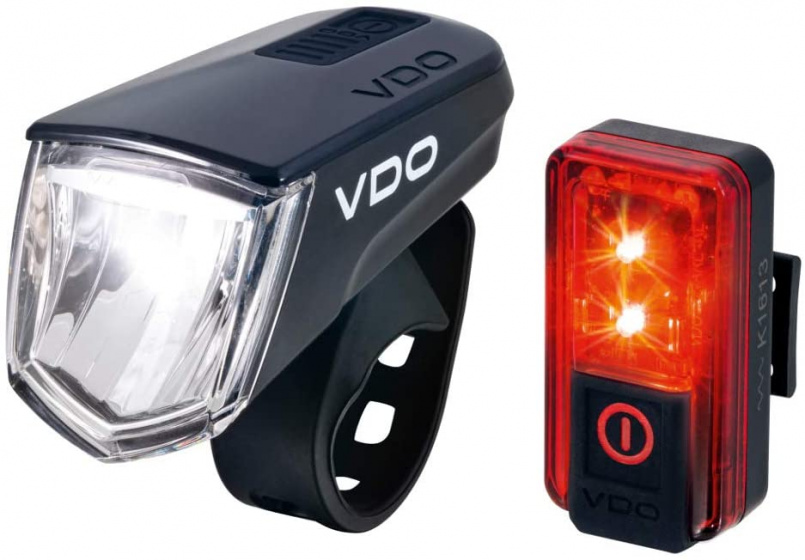 VDO sada osvetlenia Eco light M60 FL Red RL 60 LED USB čierna