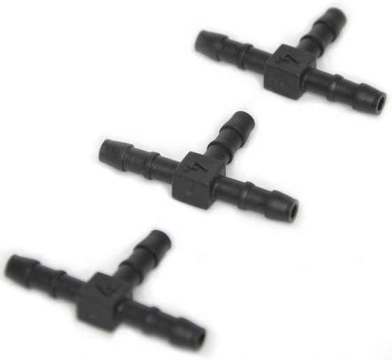 Velda T-kusy jazierkové prevzdušňovanie VT 6/9 mm čierne 3 kusy