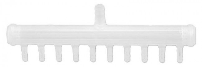 distribution valve 10 exits 4/6mm white
