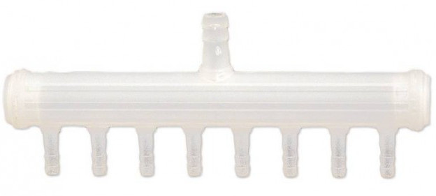 distribution valve 8 exits 4/6mm white