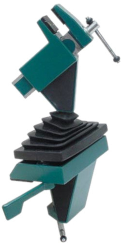 Velleman otočný zverák 305 mm oceľový tyrkys