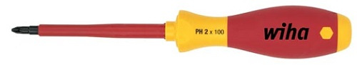 Velleman skrutkovač Phillips elektrotrický PH3x150 mm oceľový červený