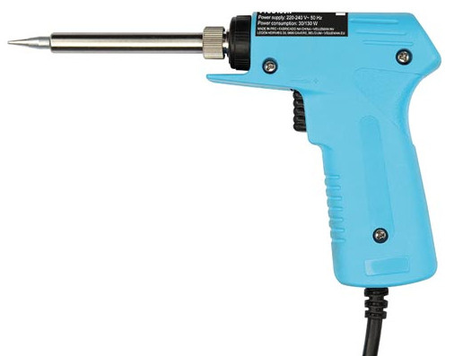 Velleman spájkovačka keramická 220-240V 30-130W nerez modrá