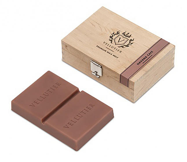 Vellutier vonný vosk Havana Cafe hnedý 50 gramov