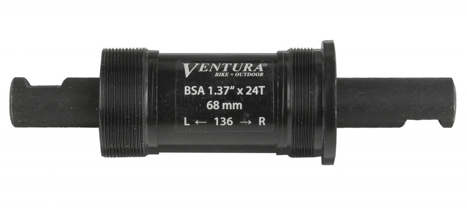 Sada spodného držiaka kazety 136 mm čierna JIS BSA
