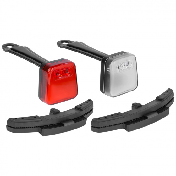 verlichtingsset inductie led wit/rood 4-delig verlichtingsset inductie led wit/rood 4-delig