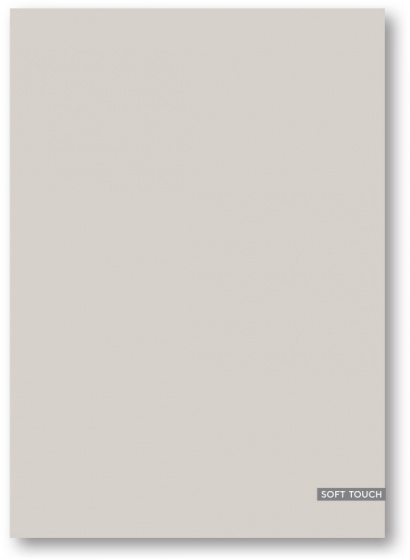 Verhaak blockwriting Soft Touch Nature A5 rad unisex šedá