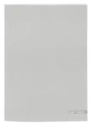 Verhaak blokový zápisník Soft Touch Pastel A4 rad sivý