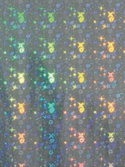 Verhaak darčekové balenie Holografia 150 x 70 cm zelené