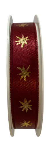 Verhaak decoratieband ster 4 meter rood