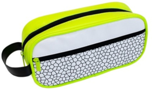 Verhaak etui kixx junior 22 x 7 cm geel/wit/zwart