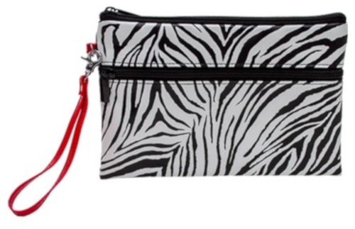 Verhaak etui wild thing zebra junior 23 x 15 cm rood/zwart/wit