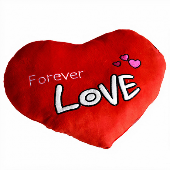 Verhaak vankúšik srdce Forever Love 70 cm červený