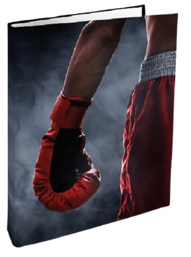 Verhaak krúžkový zakladač Boxer 23 krúžkový zakladač A4 kartón/oceľ červená/čierna