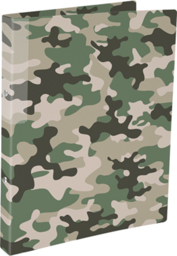 Verhaak krúžkový zoraďovač Kamufláž 2-krúžky A4 polypropylén zelený