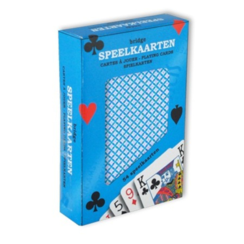 Verhaak hracie karty Premium9 x 6 cm papierové červené